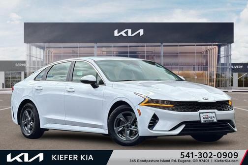 Glacial White Pearl 2021 Kia K5 LXS