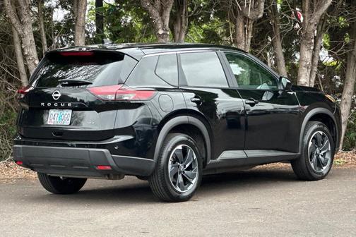 Black 2025 Nissan Rogue SV
