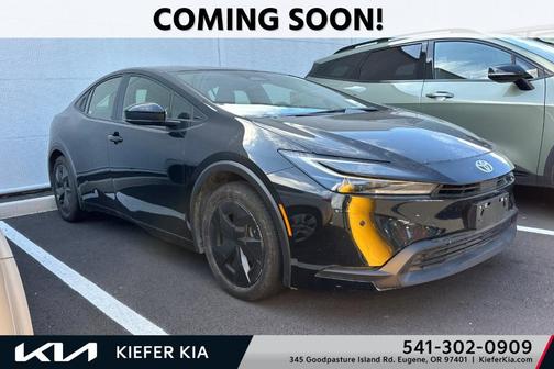 Midnight Black Metallic 2025 Toyota Prius LE