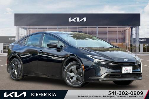 Midnight Black Metallic 2025 Toyota Prius LE