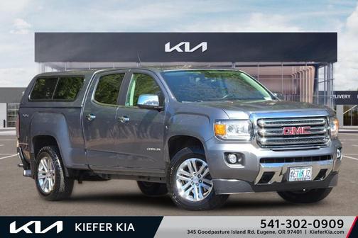 Satin Steel Metallic 2018 GMC Canyon SLT