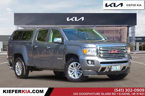 Satin Steel Metallic 2018 GMC Canyon SLT