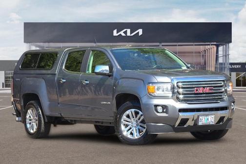 Satin Steel Metallic 2018 GMC Canyon SLT