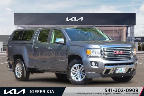 Satin Steel Metallic 2018 GMC Canyon SLT