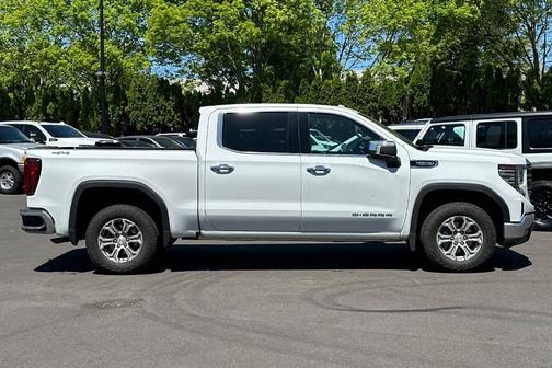 Summit White 2025 GMC Sierra 1500 SLT