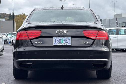 Black Metallic 2014 Audi A8 L 4.0T