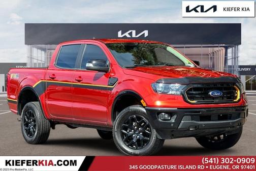 Cyber Orange Metallic Tricoat 2022 Ford Ranger Lariat