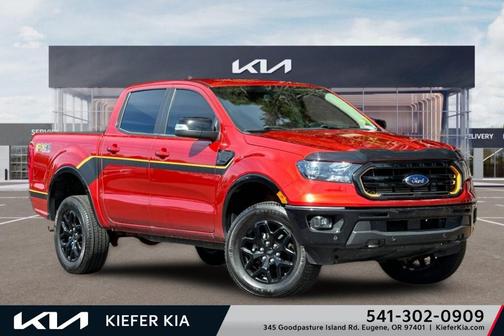 Cyber Orange Metallic Tricoat 2022 Ford Ranger Lariat