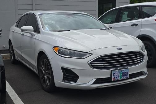Oxford White 2019 Ford Fusion SEL