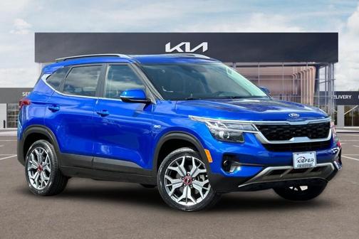 Neptune Blue 2021 Kia Seltos S