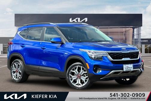 Neptune Blue 2021 Kia Seltos S