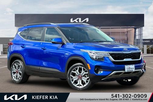 Neptune Blue 2021 Kia Seltos S