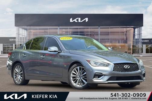 Graphite Shadow 2018 INFINITI Q50 3.0t LUXE
