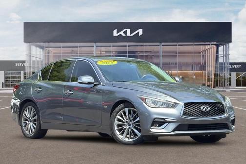 Graphite Shadow 2018 INFINITI Q50 3.0t LUXE