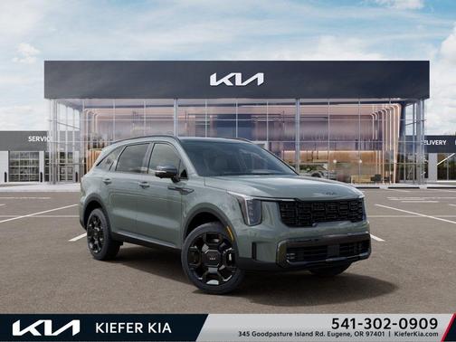 Green 2026 Kia Sorento Hybrid X-LINE SX PRESTIGE