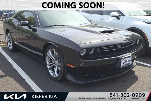 Pitch Black Clearcoat 2022 Dodge Challenger GT