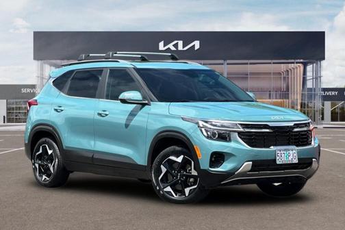 Blue 2024 Kia Seltos EX
