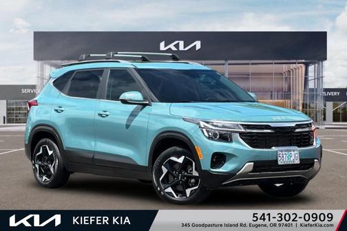 Blue 2024 Kia Seltos EX