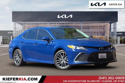 Blue 2023 Toyota Camry XLE