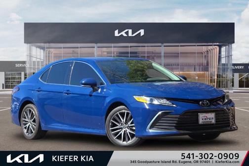 Blue 2023 Toyota Camry XLE