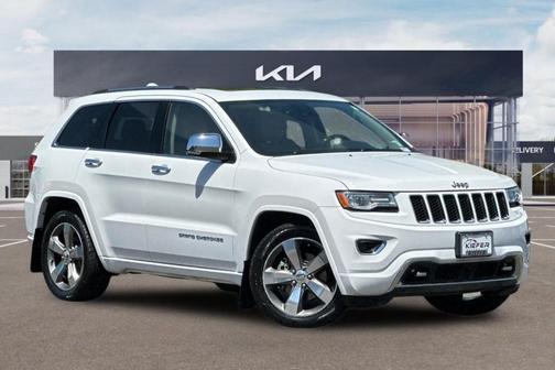 Bright White Clearcoat 2015 Jeep Grand Cherokee Overland