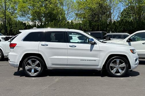 Bright White Clearcoat 2015 Jeep Grand Cherokee Overland