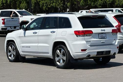Bright White Clearcoat 2015 Jeep Grand Cherokee Overland