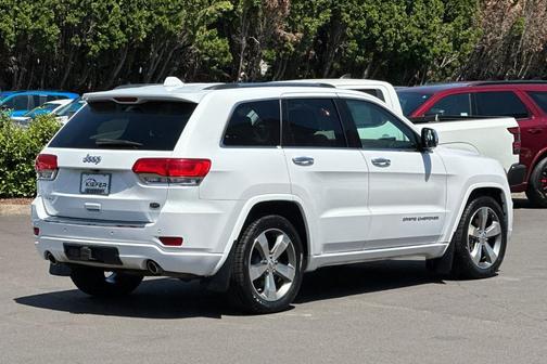 Bright White Clearcoat 2015 Jeep Grand Cherokee Overland