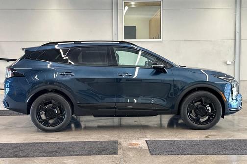 Blue 2026 Kia Sportage Plug-In Hybrid X-Line