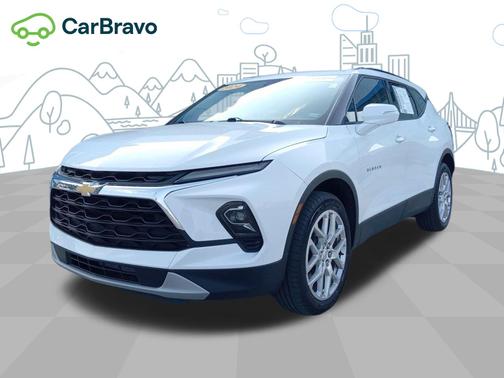 Summit White 2024 Chevrolet Blazer 3LT