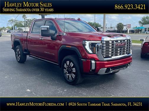 Red 2024 GMC Sierra 2500 Denali