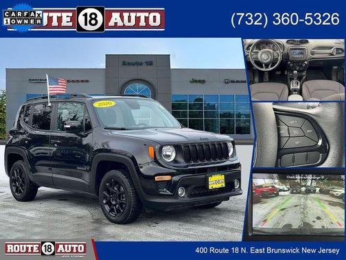 Black Clearcoat 2020 Jeep Renegade Altitude