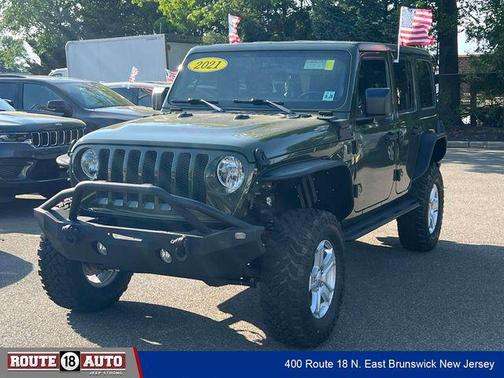Sarge Green Clearcoat 2021 Jeep Wrangler Unlimited Sport