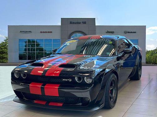 Pitch Black Clearcoat 2022 Dodge Challenger SRT Super Stock