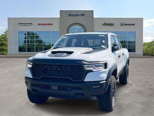 Bright White Clearcoat 2026 RAM 1500 RHO Crew Cab 4x4 5'7' Box