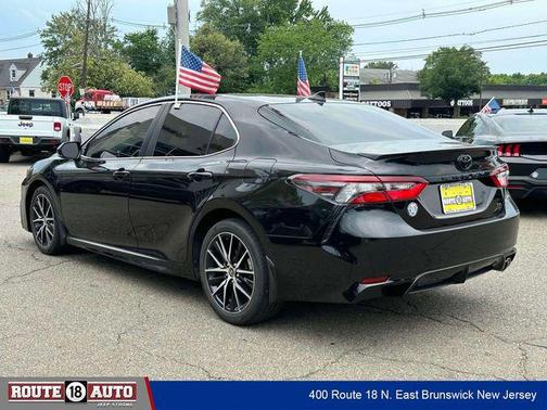 Midnight Black Metallic 2023 Toyota Camry SE