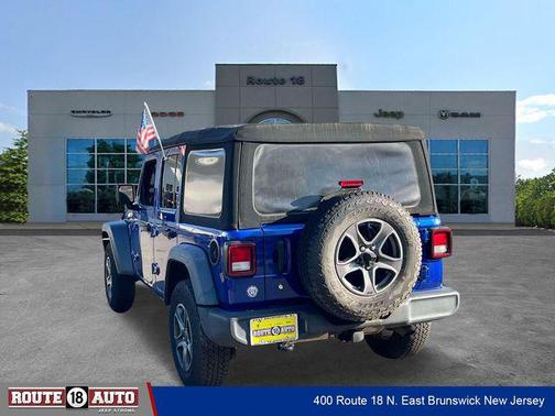 Ocean Blue Metallic Clearcoat 2018 Jeep Wrangler Unlimited Sport