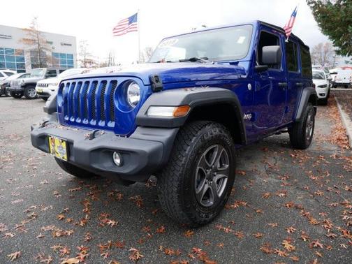 Ocean Blue Metallic Clearcoat 2018 Jeep Wrangler Unlimited Sport