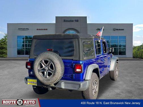 Ocean Blue Metallic Clearcoat 2018 Jeep Wrangler Unlimited Sport