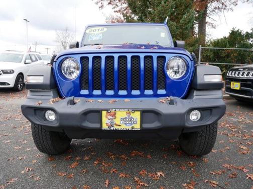 Ocean Blue Metallic Clearcoat 2018 Jeep Wrangler Unlimited Sport