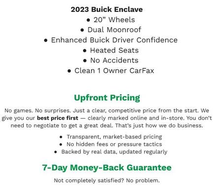 2023 Buick Enclave Essence AWD