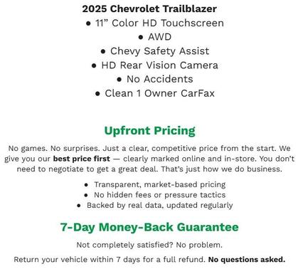 2025 Chevrolet Trailblazer LT