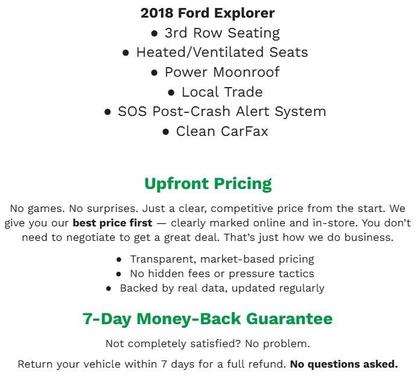 2018 Ford Explorer Platinum