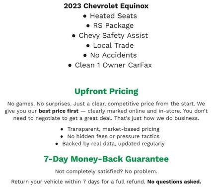 2023 Chevrolet Equinox AWD RS