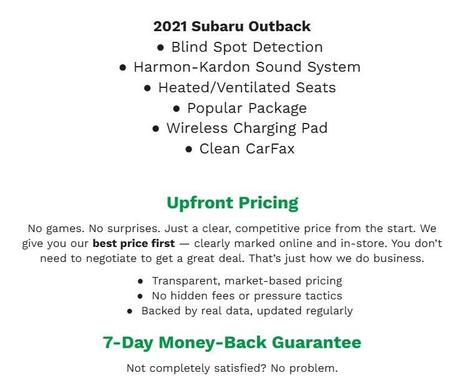 2021 Subaru Outback Touring