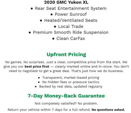 2020 GMC Yukon XL SLT