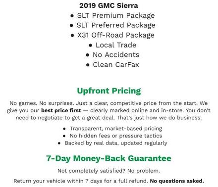 2019 GMC Sierra 1500 SLT
