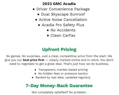 2023 GMC Acadia AWD SLE