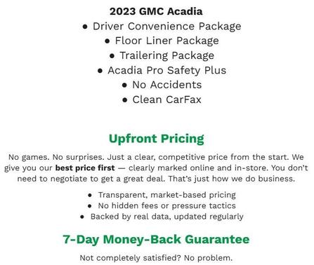 2023 GMC Acadia AWD SLE