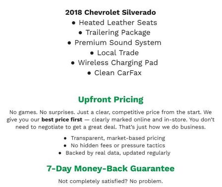 2018 Chevrolet Silverado 1500 High Country